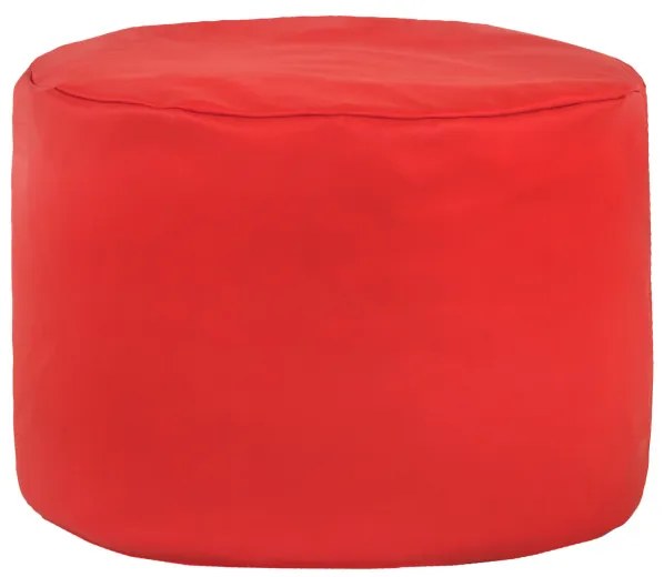 Taburetka Cilindro červená ekokoža