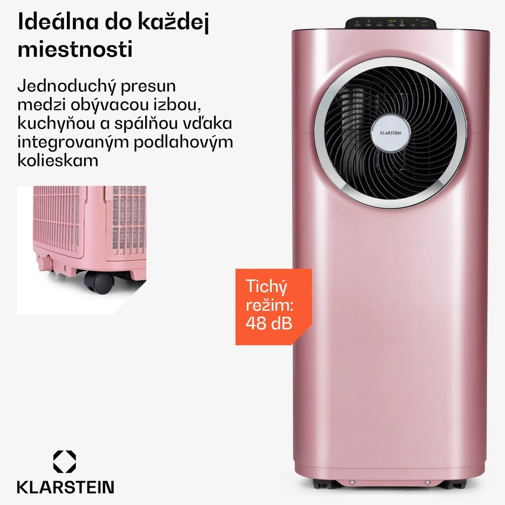 Klarstein Kraftwerk Smart 10K, mobilná klimatizácia 3 v 1, 10 000 BTU, ovládanie cez aplikáciu, diaľkový ovládač