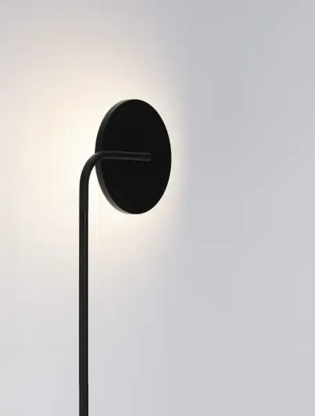 LED čierna stojaca lampa Sinkro 2