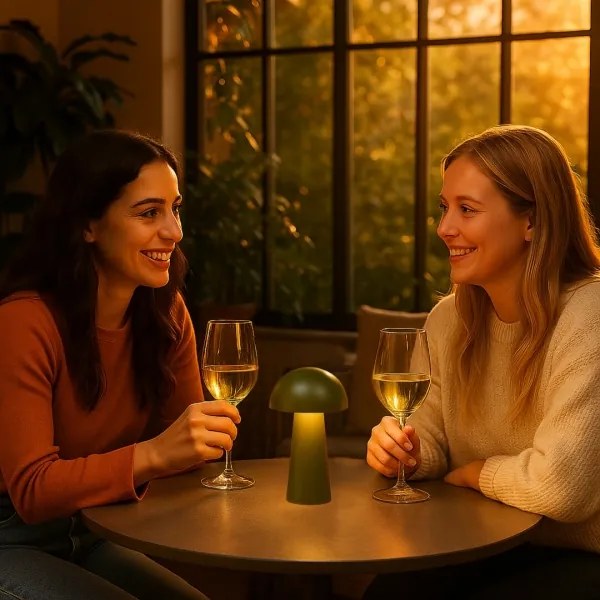 Rabalux 76038 - LED dotyková stmievateľná vonkajšia lampa MIREO 1,5W/5V IP44 1200 mAh USB zelená