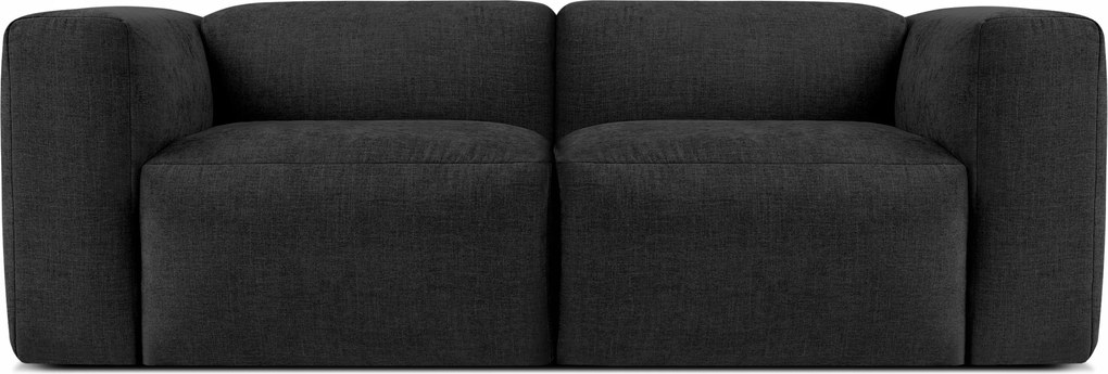 Dvojmiestna modulárna boho pohodlná pohovka Konsimo Buffo Grafitová