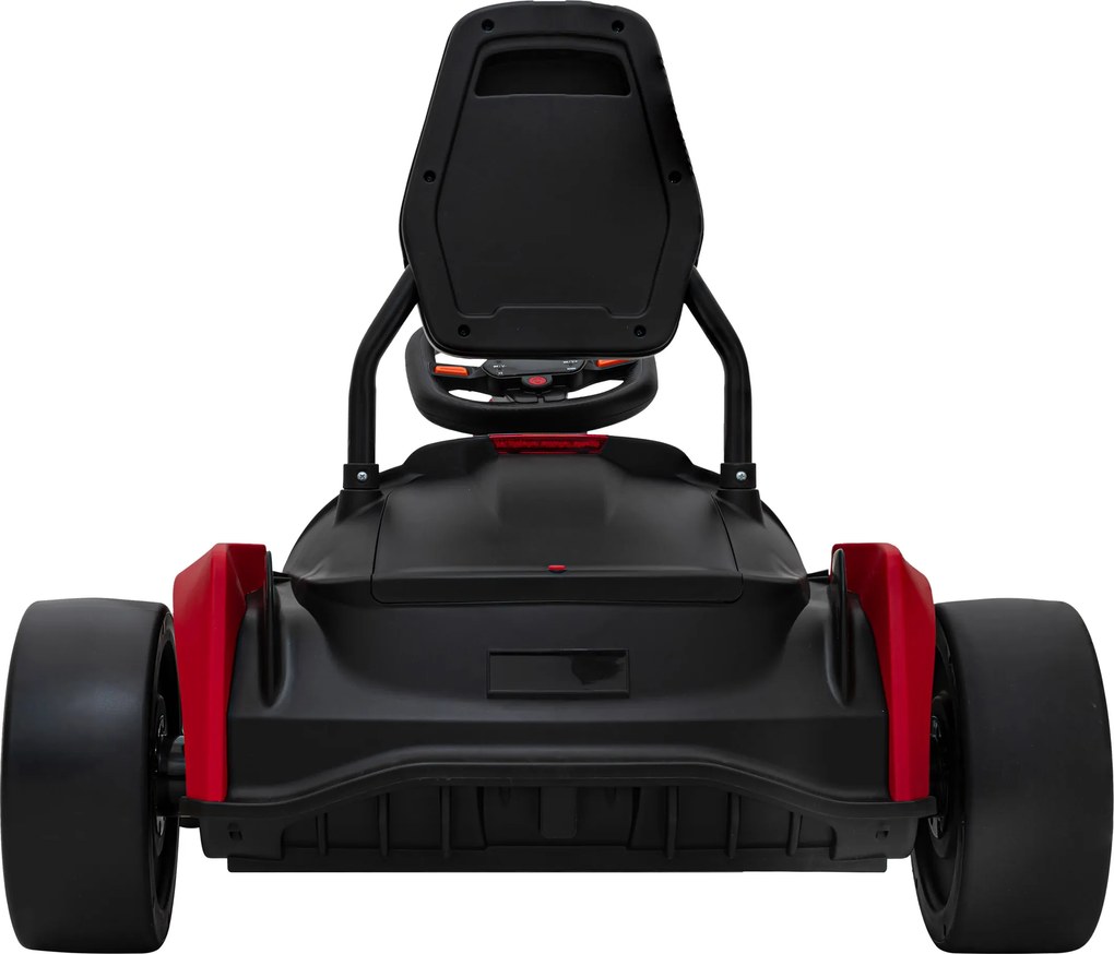 Ramiz Motokára na batérie Fast 3 Drift pre deti Červená + funkcia Drift + motory 2x150W + rádio LED + pásy