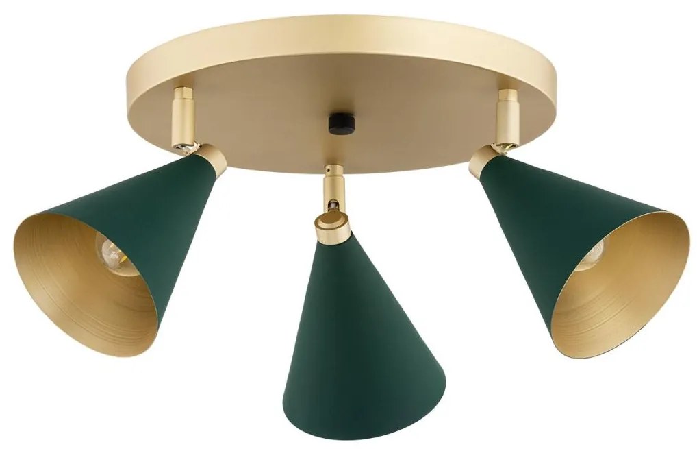 Argon 6245 - Bodové svietidlo LUCINDA 3xE14/7W/230V zelená