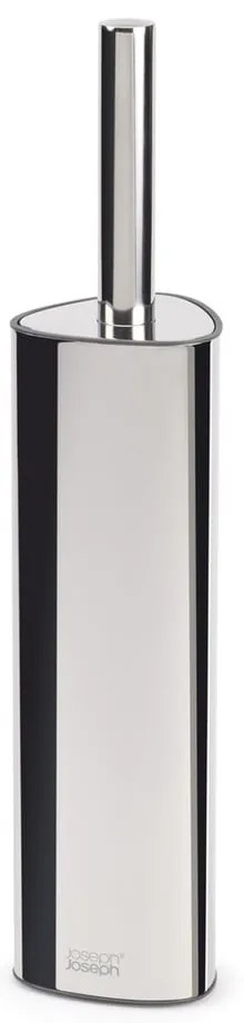 WC kefa z nehrdzavejúcej ocele v striebornej farbe Flex – Joseph Joseph