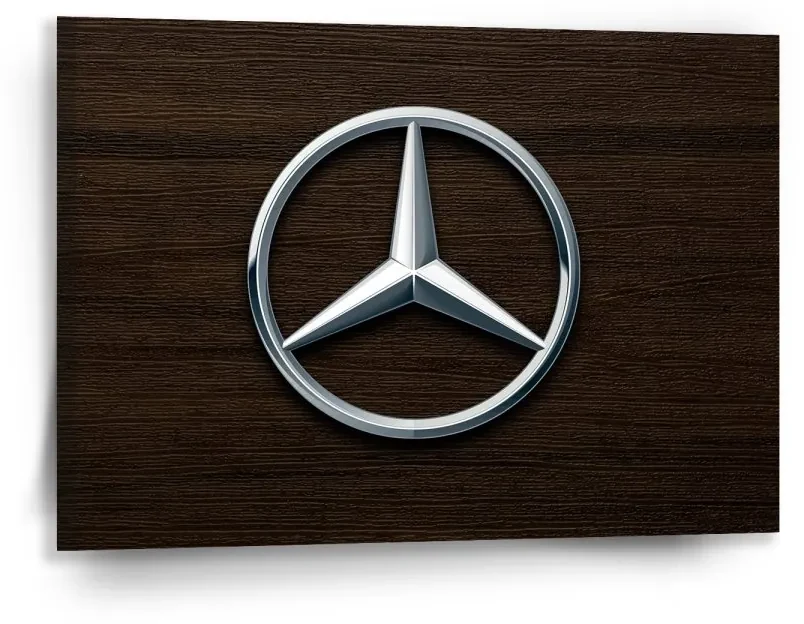 Sablio Obraz Logo 5 Drevo - 90x60 cm