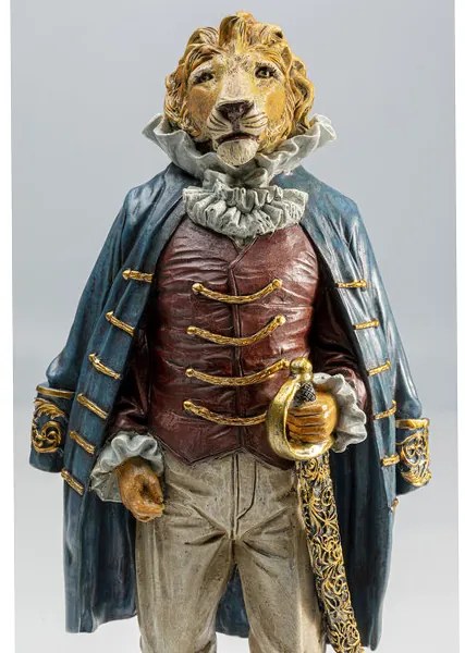 Sir Lion Standing dekorácia 41 cm mix