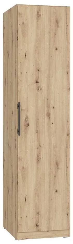 Šatníková skriňa MARO 51x213 cm dub artisan