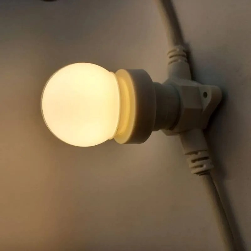 DECOLED LED žárovka teple bílá, patice E27, 12 diod