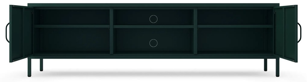 RTV skrinka XL ROSARIA 1700 x 400 x 500, fľaškovozelená
