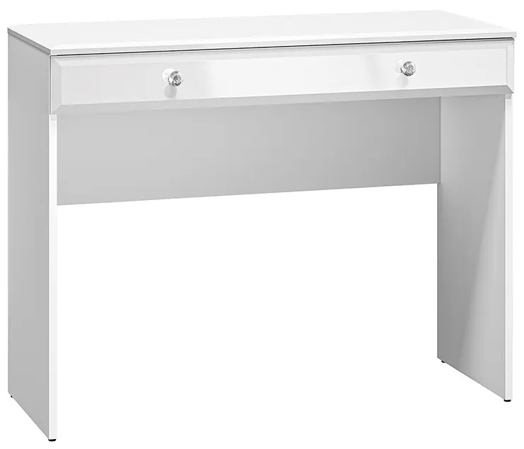 TOALETNÝ STOLÍK CRISTINE BIELY LESK 100 cm