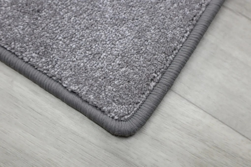 Vopi koberce Behúň na mieru Apollo Soft sivý - šíre 40 cm s obšitím