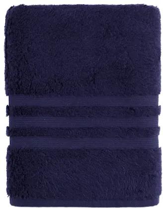 Soft Cotton Luxusný pánsky župan PREMIUM s uterákom 50x100 cm v darčekovom balení L + uterák 50x100cm + box Tmavo modrá