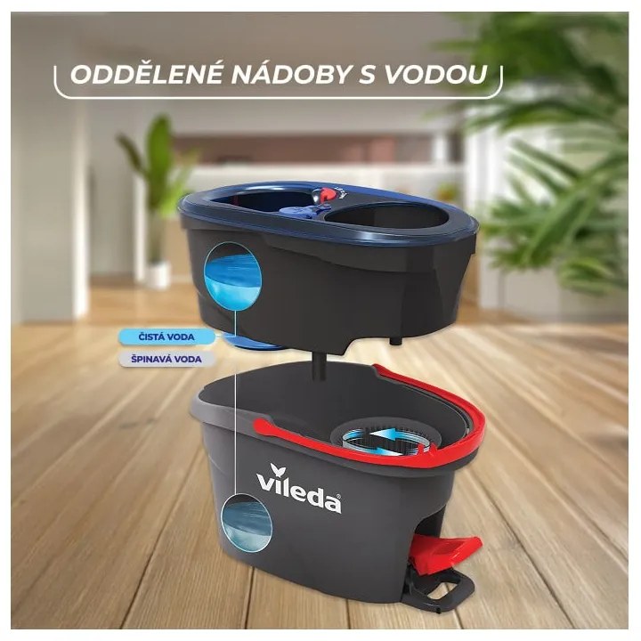 Rotačný mop s vedierkom H2PrO – Vileda