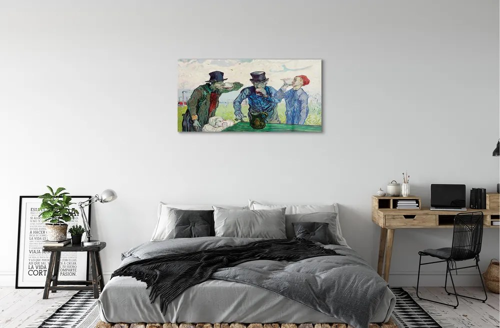 Obraz plexi Umenie muži stretnutie 100x50 cm