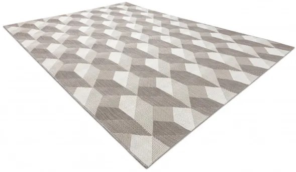 Koberec Floorlux sizal flat 48624/686 3D kocky