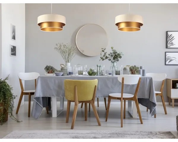 Luster na lanku DUO 1xE27/60W/230V