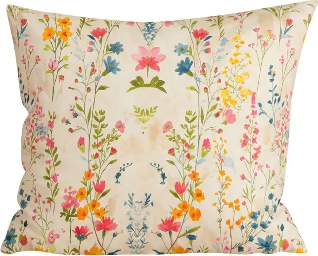 Obliečka na vankúš z mikrovlákna MILLEFLEUR 45x45 cm, farebný