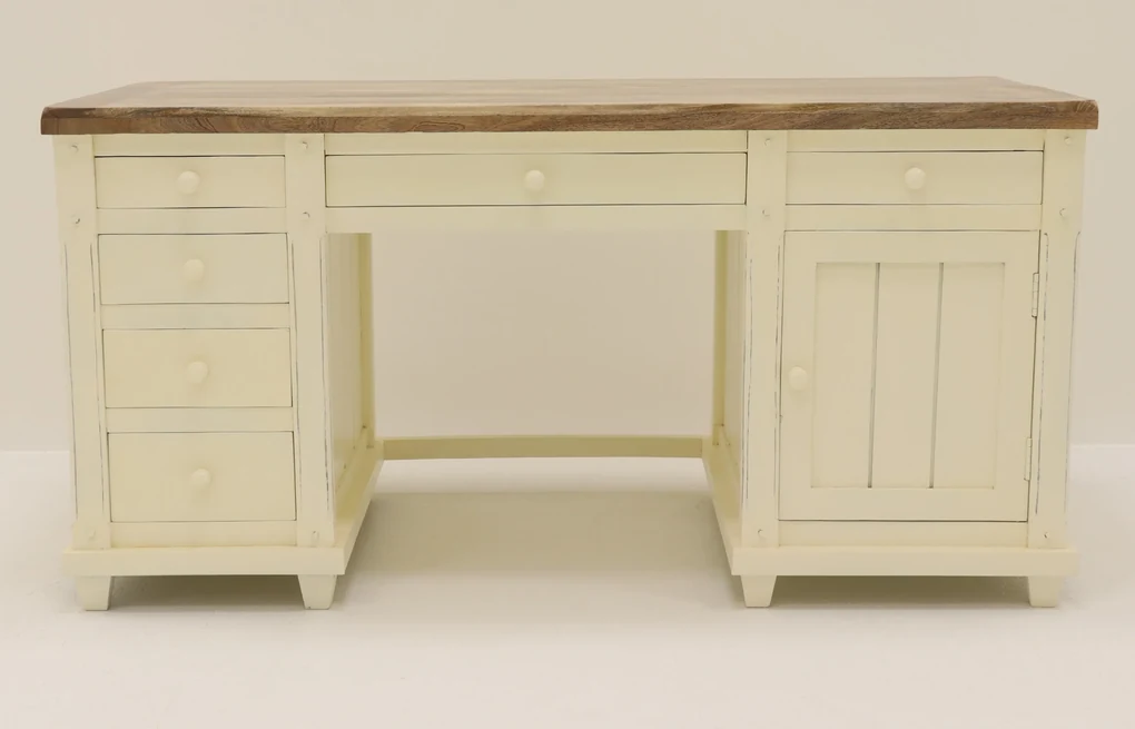 furniture-nabytek.cz - Kancelársky stôl masiv z mangového dreva 160x80x80