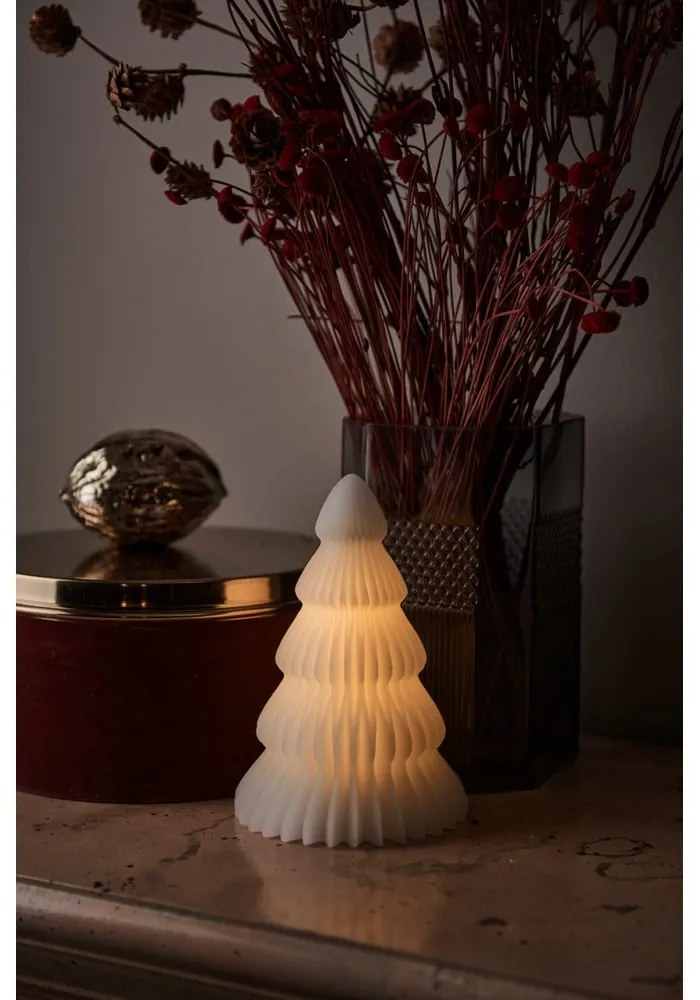 Biela svetelná dekorácia ø 11 cm Claire – Sirius