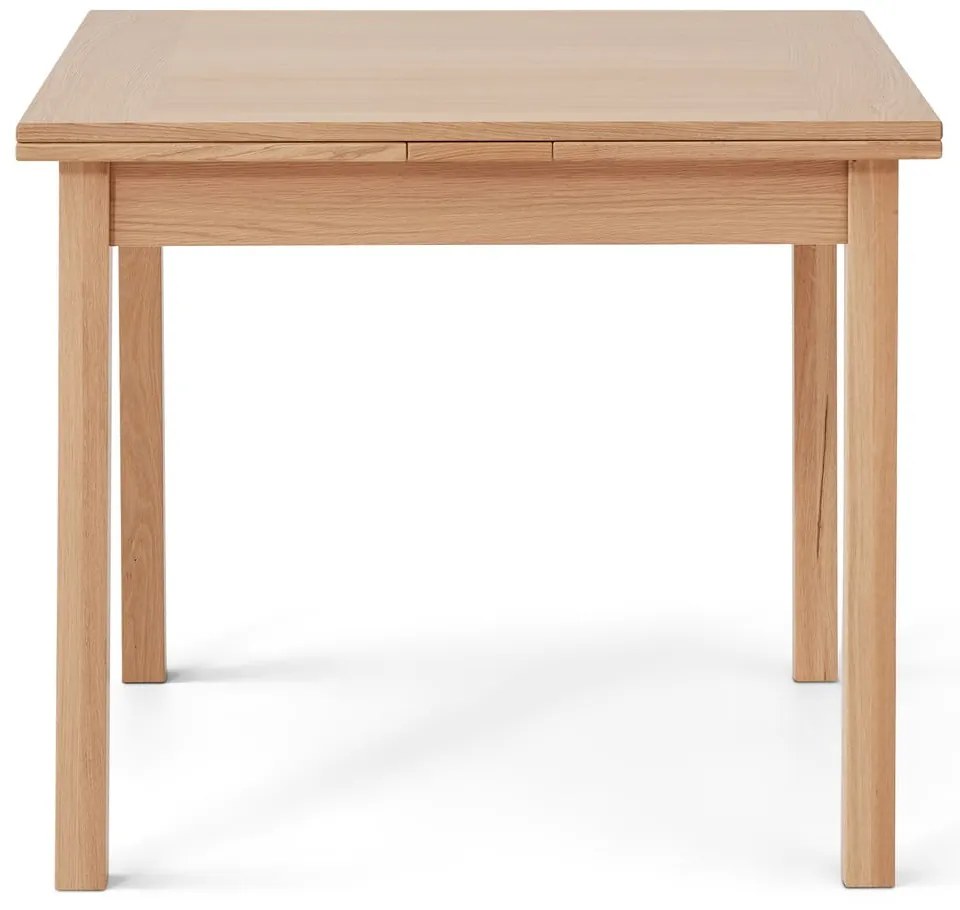 Rozkladací jedálenský stôl podyhovaný dubom Hammel Dinex 90 x 90 cm