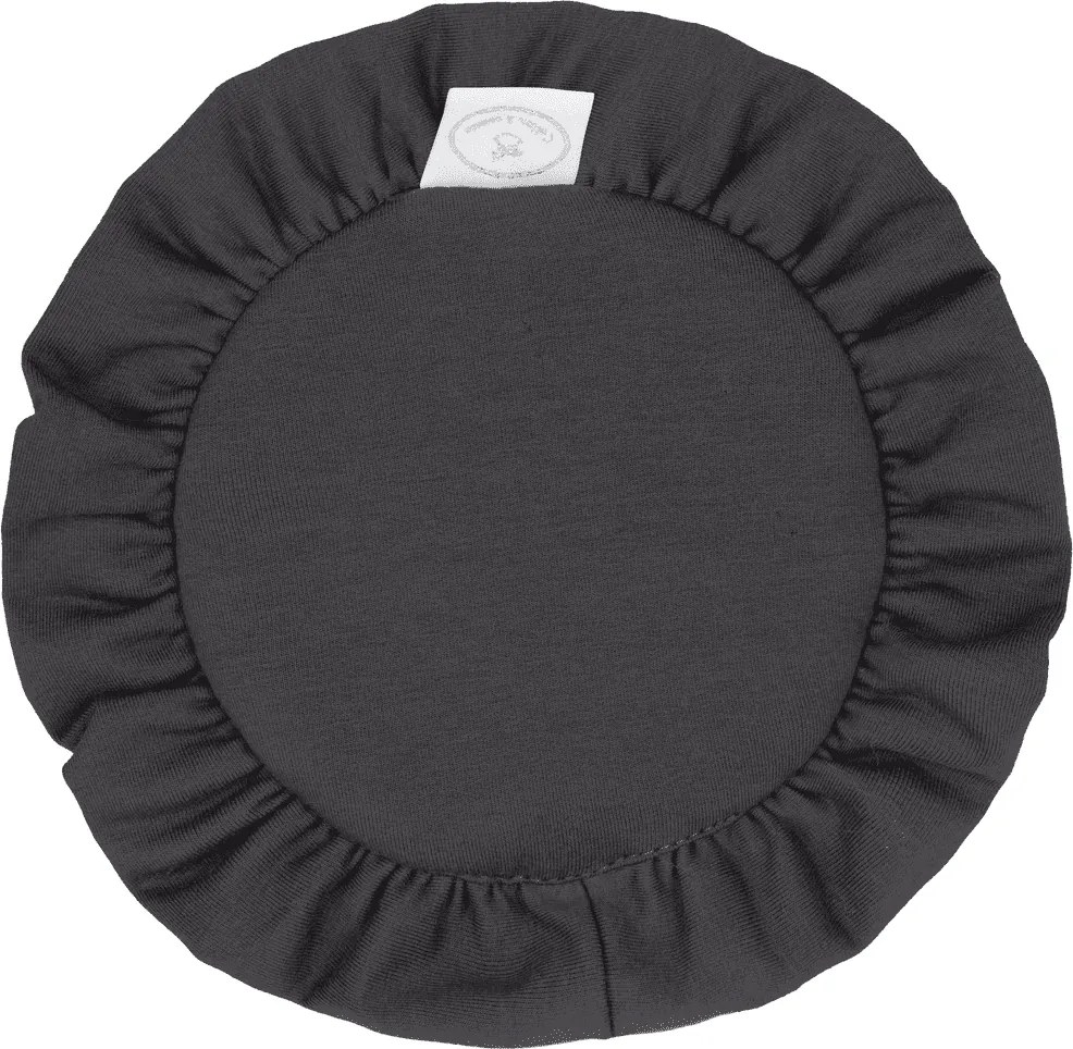 Mini podložka s volánom grafitová