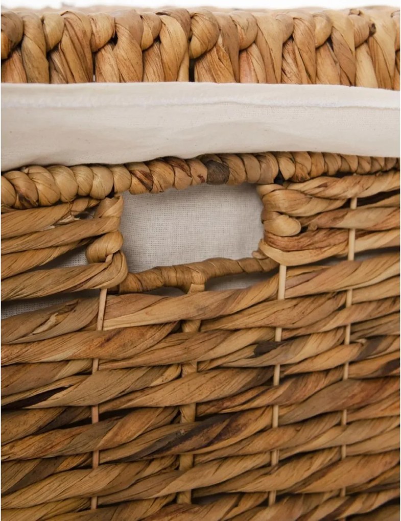 Truhla WANDA, vodný hyacint, šírka 70 cm, natur