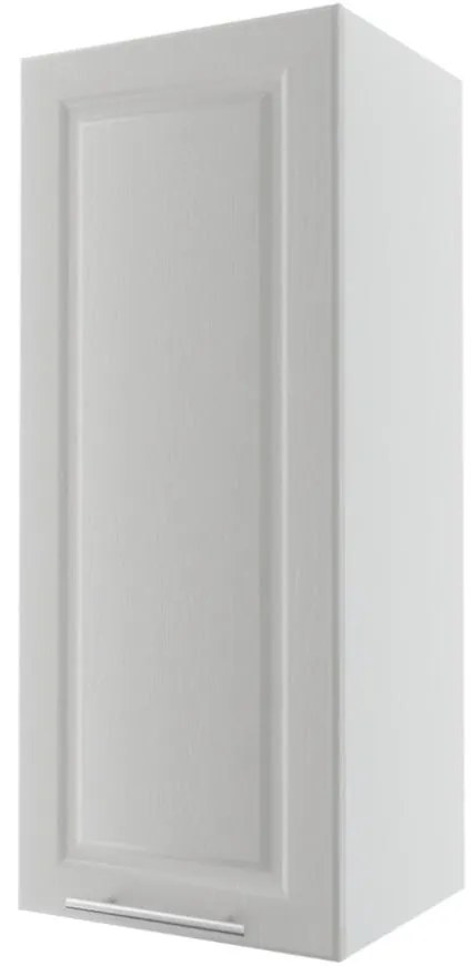 Kuchynská linka Emporium W4/40 light grey stone/biela