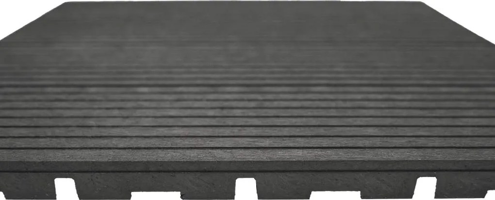 Gumová dlaždica COSMOPOLITAN 45 x 45 cm, antracit, zosilnená 2,5 cm MHEU5100062