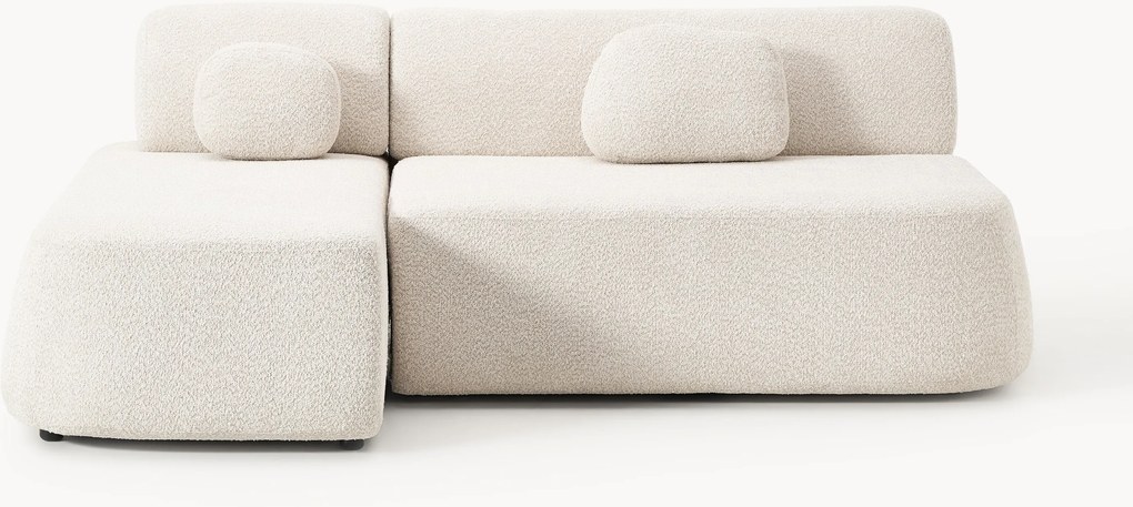 Rohová pohovka na spanie's úložným priestorom z plyšového buklé Pao