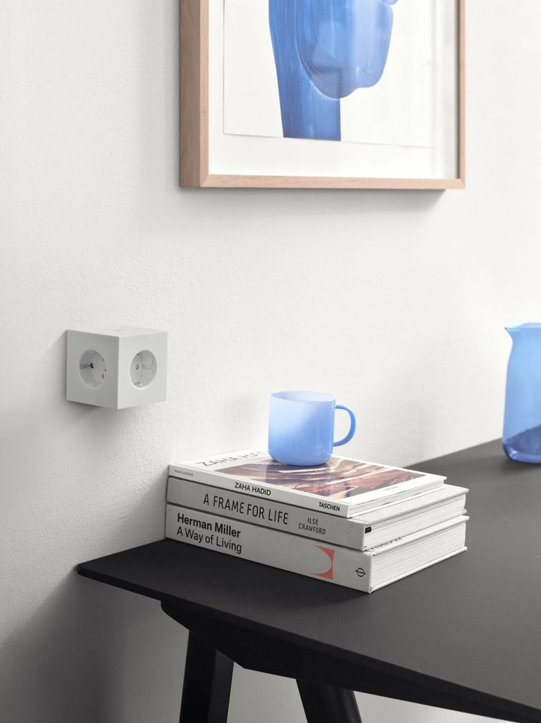 AVOLT Magnetická dobíjacia kocka Square 1 / USB-C Opal White