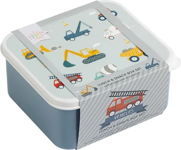 Sada 4 boxov na obed a desiatu Autá