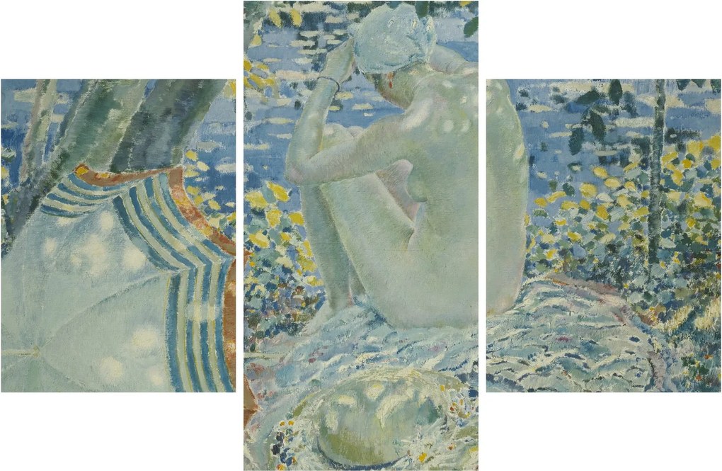 Obraz - Frederick Carl Frieseke, On the Bank, reprodukcia (90x60 cm)