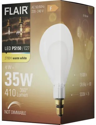 LED žiarovka FLAIR E27 / 4 W ( 35 W ) 410 lm 2700 K matná