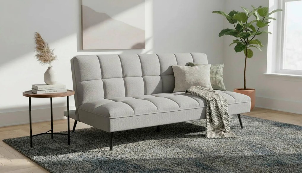 XXXLutz ROZKLADACIA POHOVKA, textil, sivá MID.YOU - Sedačky - 002577003810