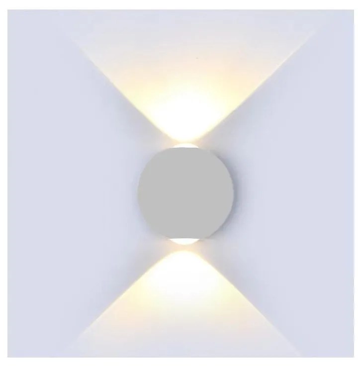 LED Vonkajšie nástenné svietidlo LED/6W/230V 3000K IP65 šedá