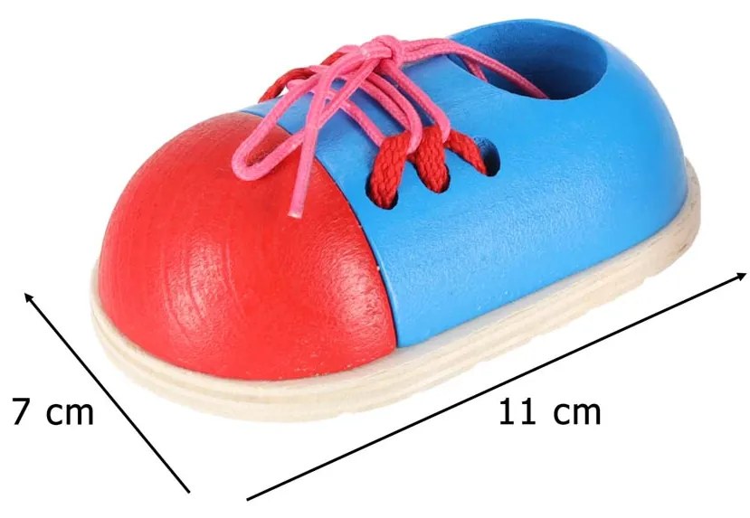 KIK Vzdelávacia súprava na učenie zaväzovania šnúrok 2s