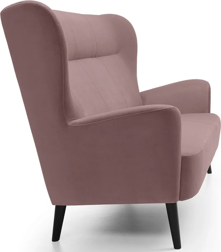 Dvojmiestna pohovka Next, staroružová látka