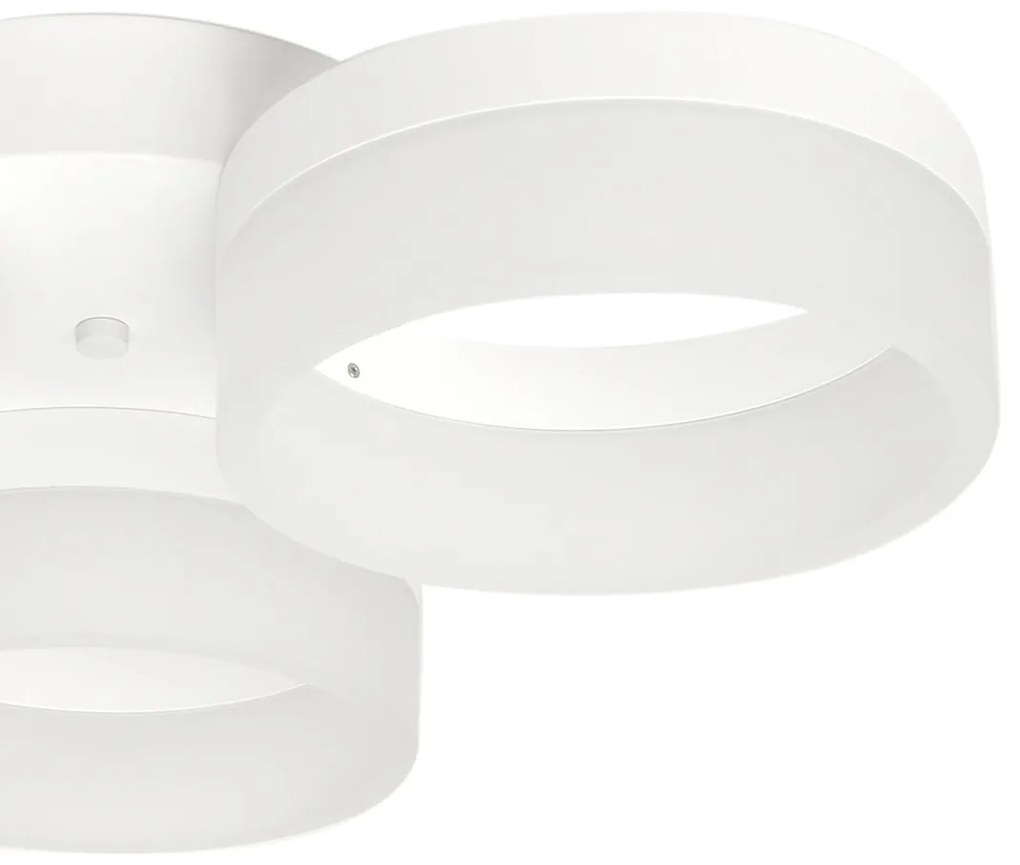 Stropné LED svietidlo Ring, 3x LED 36w, 4000k, w