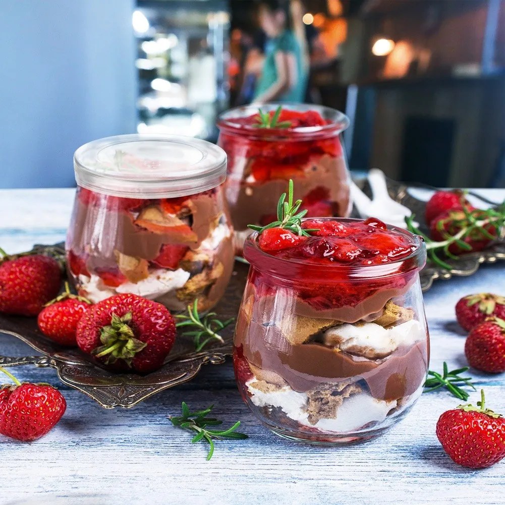 Orion 4 poháre na jogurt / dezert s viečkom 4ks x 260ml YOGO