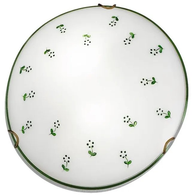 Kolarz 731.11.4.21 - Stropné svietidlo NONNA 1xE27/60W/230V pr. 30 cm zelená