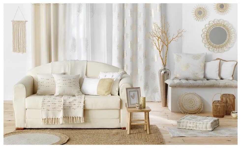 Dekoračný vankúš 60x60 cm Sunny Gold – douceur d'intérieur