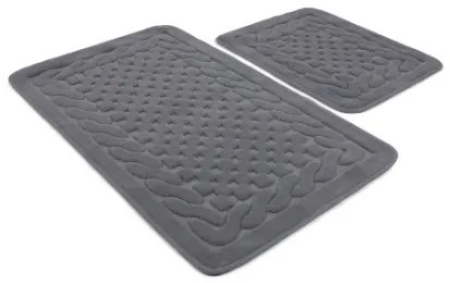 Súprava 2 kusov kúpeľňových predložiek Bambi sivá