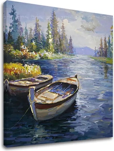 Obraz na plátne LOĎ V PRÍSTAVE