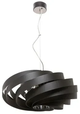 Závesná lampa VENTO čierna