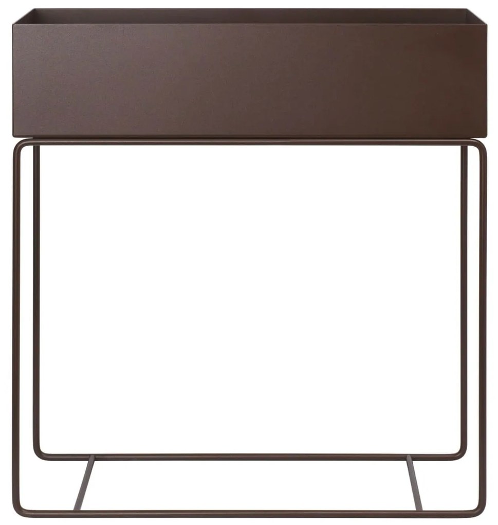 Ferm Living Stojan na kvetiny Plant box Dark Chocolate