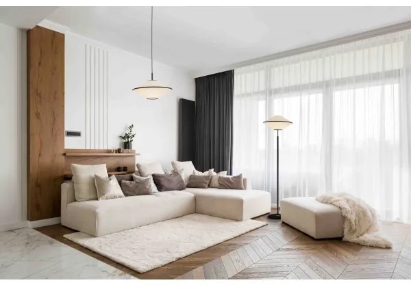 Argon 4282 - Závesné svietidlo na lanku TROY 1xE27/15W/230V béžové