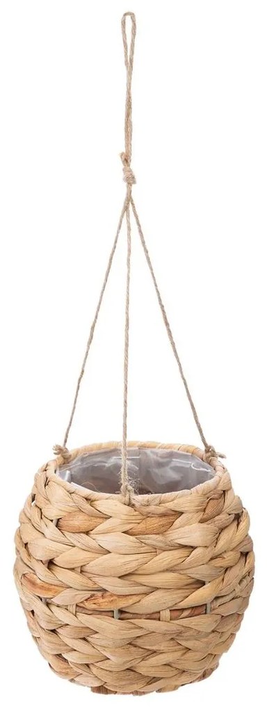 ZÁVESNÝ KVETINÁČ Z MORSKEJ TRÁVY AYA NATURAL 26X18,5 CM+16X15 CM HNEDÁ
