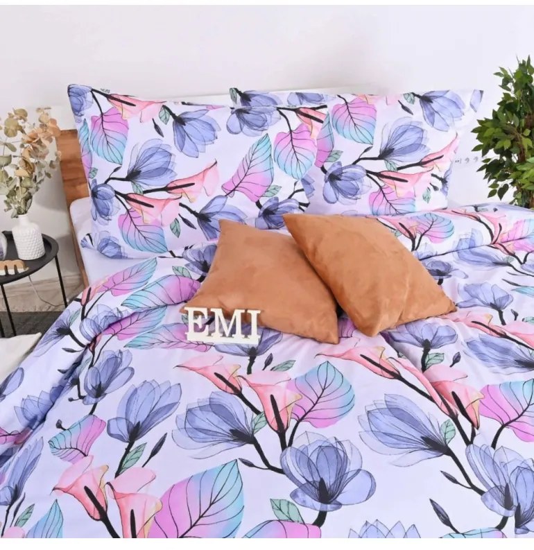 Flanelové obliečky Veronica EMI, Štandardný set jednolôžko obsahuje 1x 140x200 + 1x 70x90