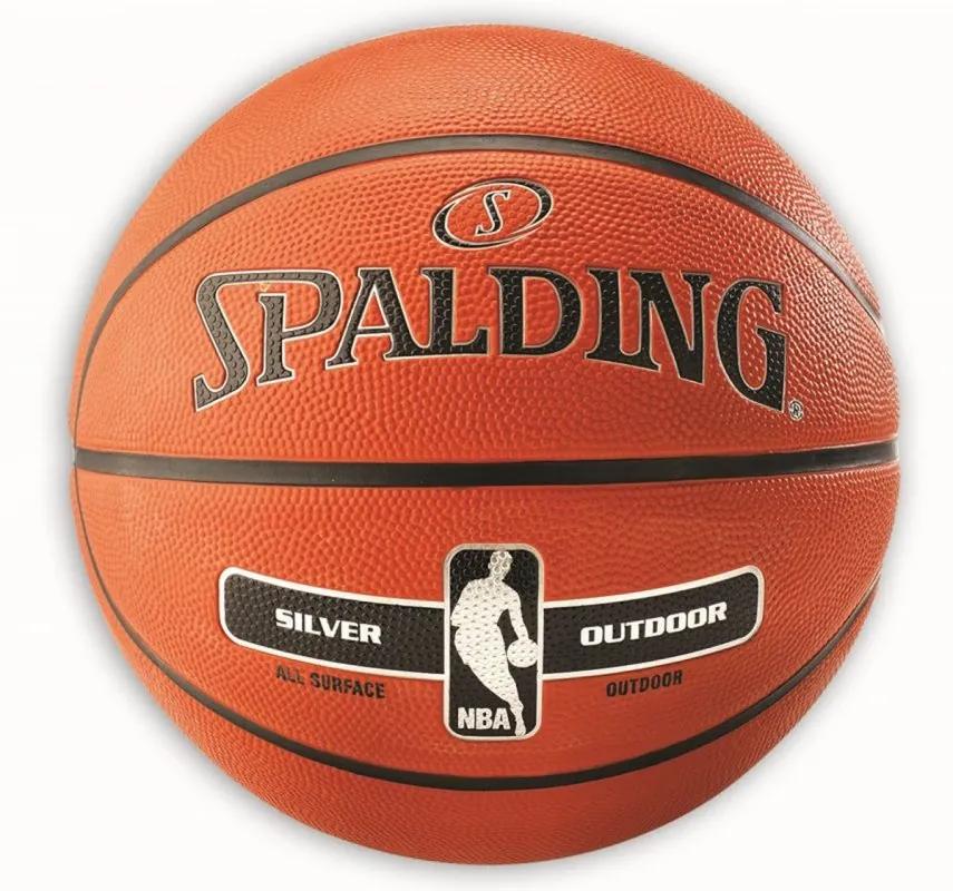 Basketbalová lopta Spalding NBA Outdoor Silver veľkosť 7