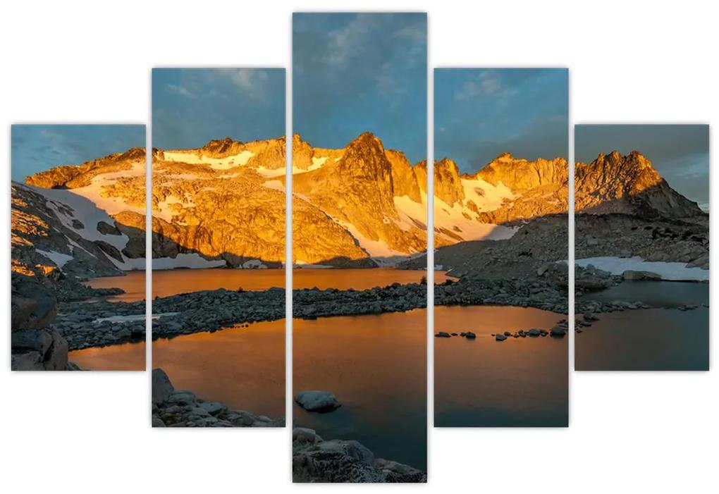 Obraz vysokohorskej krajiny (150x105 cm)
